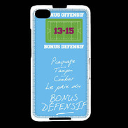 Coque Blackberry Z30 Plaquage Bonus offensif-défensif Bleu