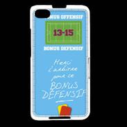 Coque Blackberry Z30 Merci l'arbitre Bonus offensif-défensif Bleu