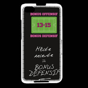 Coque Blackberry Z30 Mêlée relevée Bonus offensif-défensif Noir