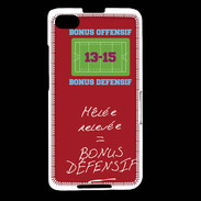Coque Blackberry Z30 Mêlée relevée Bonus offensif-défensif Rouge