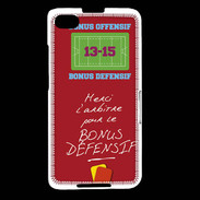 Coque Blackberry Z30 Merci l'arbitre Bonus offensif-défensif Rouge