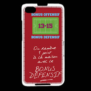 Coque Blackberry Z30 1 point bonus offensif-défensif Rouge