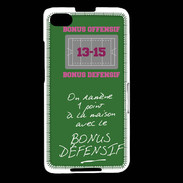 Coque Blackberry Z30 1 point bonus offensif-défensif Vert