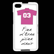 Coque Blackberry Z30 Pilier droit Bonus offensif-défensif Blanc