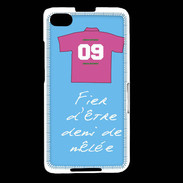 Coque Blackberry Z30 Demi de mêlée Bonus offensif-défensif Bleu