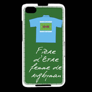 Coque Blackberry Z30 Femme de rugbyman Bonus offensif-défensif Vert 2