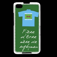 Coque Blackberry Z30 Mère de rugbyman Bonus offensif-défensif Vert 2