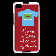 Coque Blackberry Z30 Mère de rugbyman Bonus offensif-défensif Rouge 2