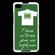 Coque Blackberry Z30 Père de rugbyman Bonus offensif-défensif Vert