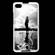 Coque Blackberry Z30 Personnage en noir et blanc PR