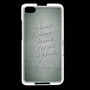 Coque Blackberry Z30 Charme passé Vert Citation Oscar Wilde