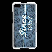 Coque Blackberry Z30 Since crane bleu 1957