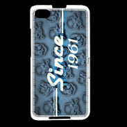 Coque Blackberry Z30 Since crane bleu 1961
