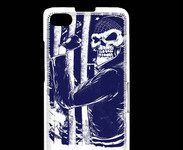 Coque Blackberry Z30 Tête de mort Biker USA