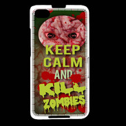 Coque Blackberry Z30 Keep Calm and Kill Zombies Cervelle
