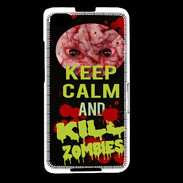 Coque Blackberry Z30 Keep Calm and Kill Zombies Noir