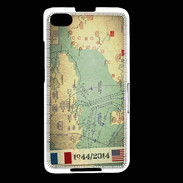 Coque Blackberry Z30 Débarquement Normandie Carte ZG