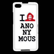 Coque Blackberry Z30 I love anonymous
