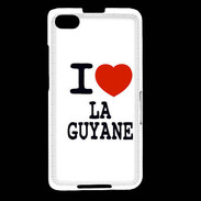 Coque Blackberry Z30 I love Guyane