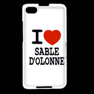 Coque Blackberry Z30 I love Sable d'Olonne