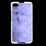 Coque Blackberry Z30 Effet de plumes bleues PR