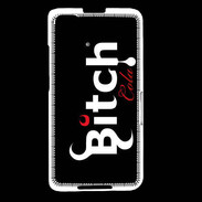 Coque Blackberry Z30 Bitch Cola fond noir