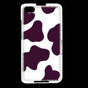 Coque Blackberry Z30 vache prune