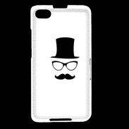 Coque Blackberry Z30 chapeau moustache