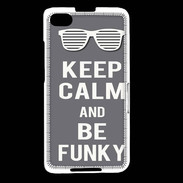 Coque Blackberry Z30 Keep Calm Funky Gris
