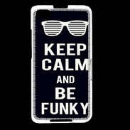 Coque Blackberry Z30 Keep Calm Funky Noir