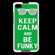 Coque Blackberry Z30 Keep Calm Funky Vert