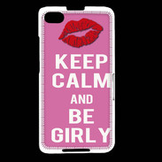 Coque Blackberry Z30 Keep Calm Girly Rose