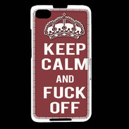 Coque Blackberry Z30 Keep Calm Fuck Off Brique