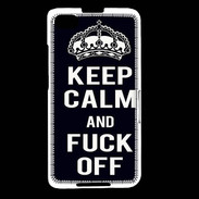 Coque Blackberry Z30 Keep Callm Fuck Off Noir