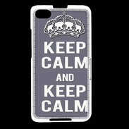 Coque Blackberry Z30 Keep Calm Gris