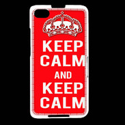 Coque Blackberry Z30 Keep Calm Rouge