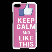 Coque Blackberry Z30 Keep Calm Like This Rose