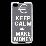 Coque Blackberry Z30 Keep Calm Make money Gris