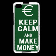 Coque Blackberry Z30 Keep Calm Make money Vert