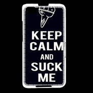 Coque Blackberry Z30 Keep Calm Suck me Noir