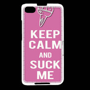 Coque Blackberry Z30 Keep Calm Suck me Rose