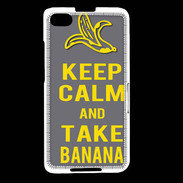 Coque Blackberry Z30 Keep Calm Take Banana Gris