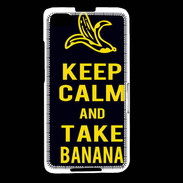Coque Blackberry Z30 Keep Calm Take Banana Noir