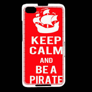 Coque Blackberry Z30 Keep Calm Be a Pirate Rouge