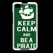 Coque Blackberry Z30 Keep Calm Be a Pirate Vert