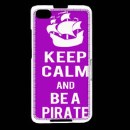 Coque Blackberry Z30 Keep Calm Be a Pirate Violet