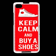 Coque Blackberry Z30 Keep Calm Buy Shoes Rouge