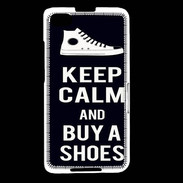 Coque Blackberry Z30 Keep Calm Buy Shoes Noir