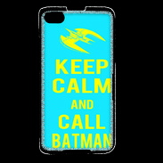 Coque Blackberry Z30 Keep Calm Batman Cyan