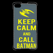 Coque Blackberry Z30 Keep Calm Call Batman Gris